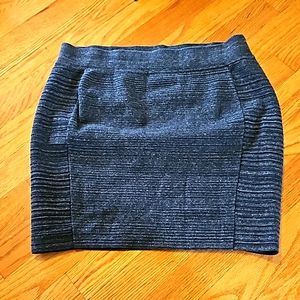 NWOT Express Grey mini skirt